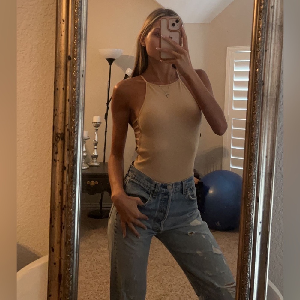FOREVER 21 Nude Bodysuit